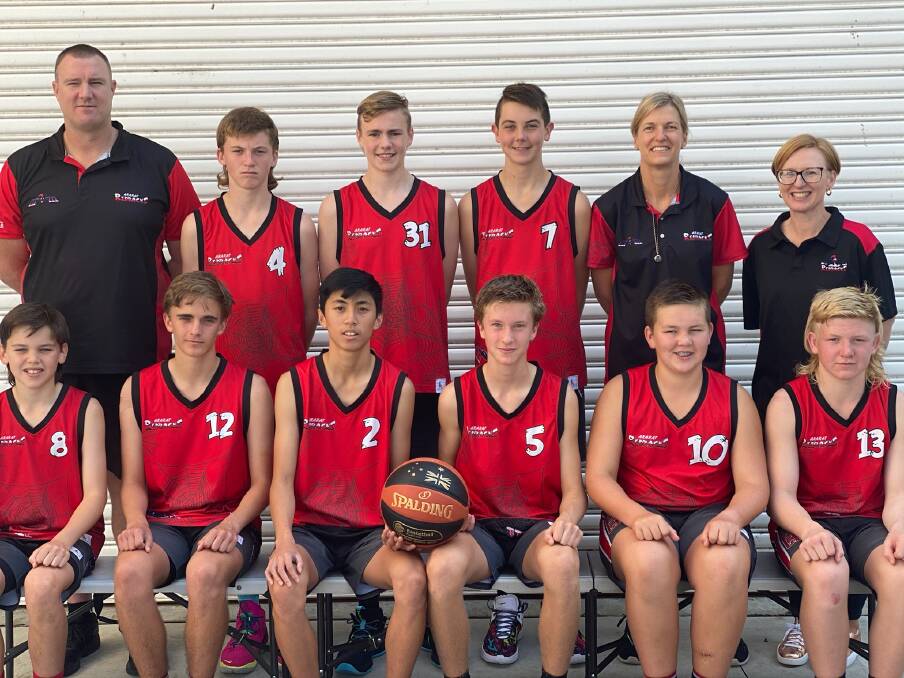 REDBACKS: Ararat Redbacks Under 16 Boys at the Country Basketball Championships in Ballarat. Picture: CONTRIBUTED