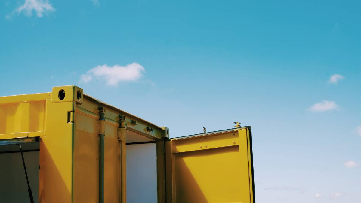 CONTAINER: Shipping containers used as building are required to have a building permit. Picture: SUPPLIED