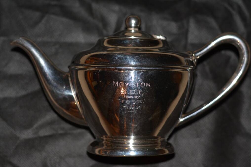 TROPHY: The first winners trophy, won by Williams Burke. Picture: CONTRIBUTED