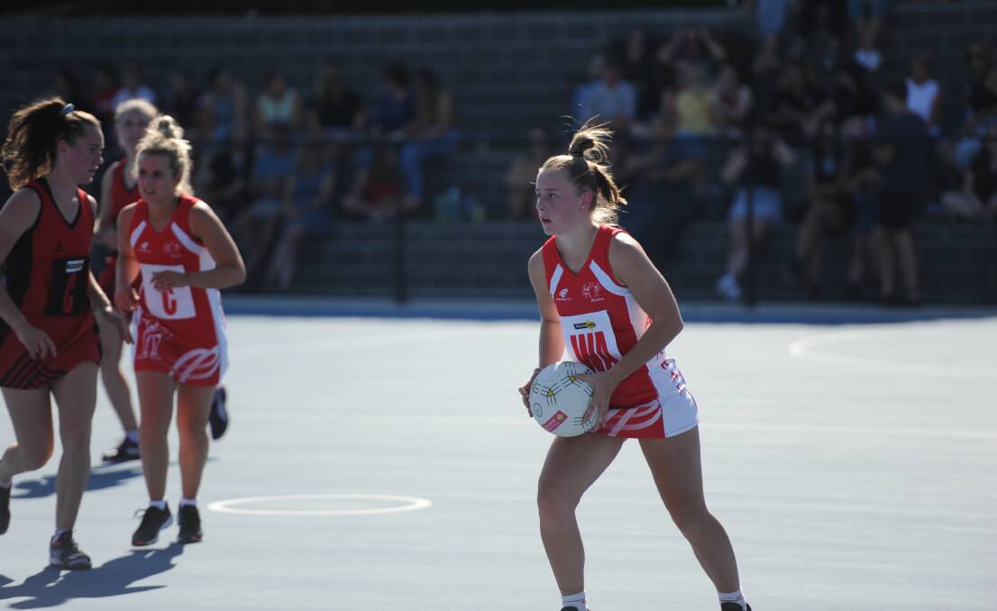 Ararat and Stawell got the 2021 netball season underway at Alexandra Oval. Pictures: KLAUS NANNESTAD