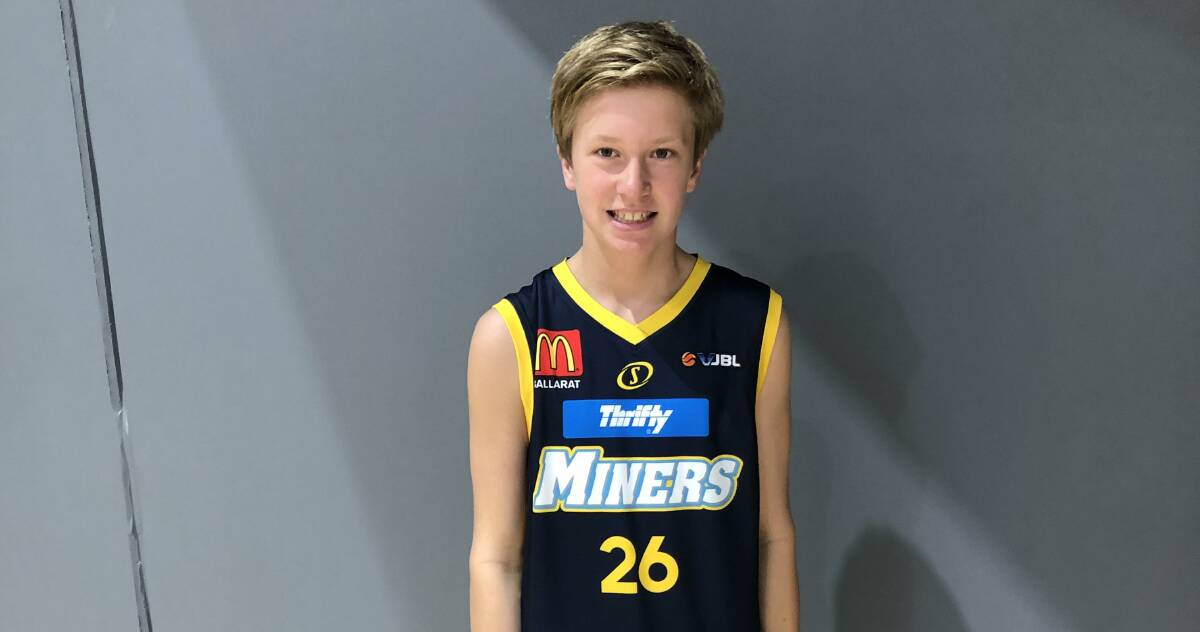 Wilbur Shea has impressed with the Ballarat Miners in the Victorian Junior Basketball League. Picture: SUPPLIED