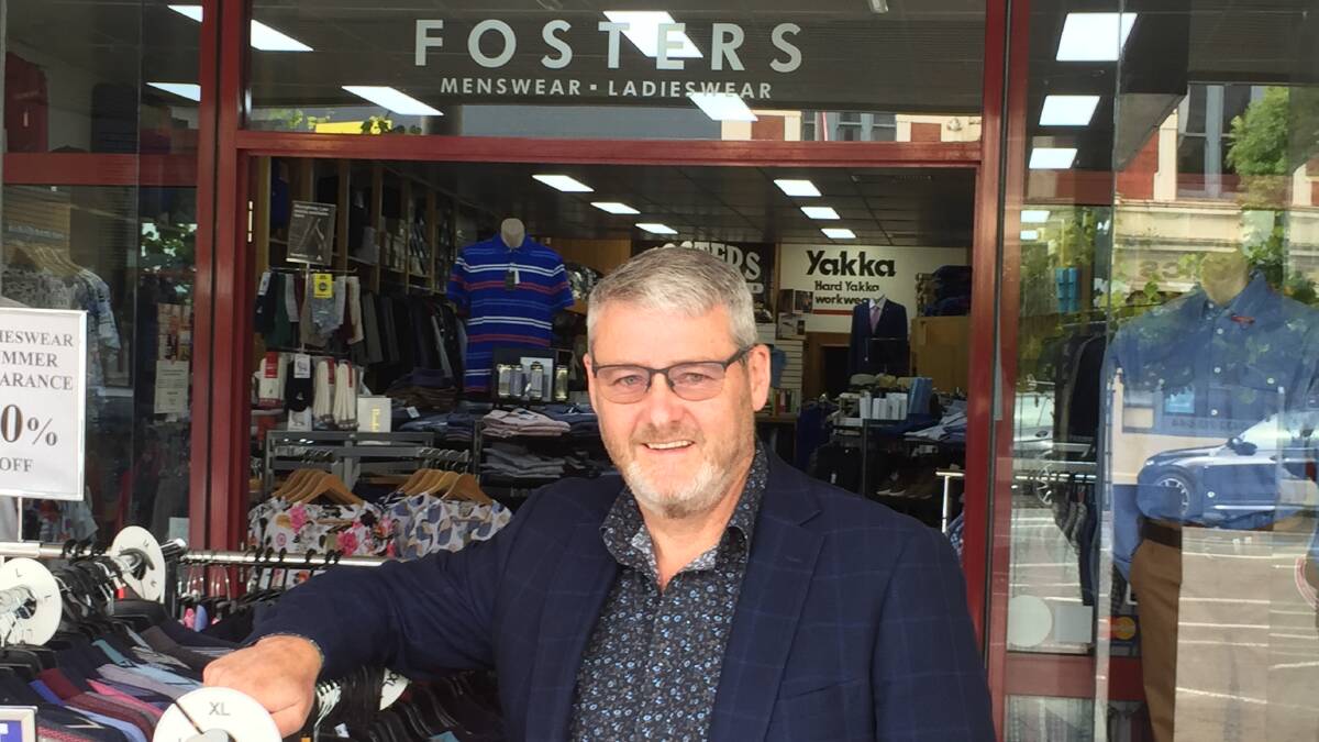 ALL SMILES: Fosters Mensland owner Graeme Foster said business had been steady over Christmas. Picture: KLAUS NANNESTAD