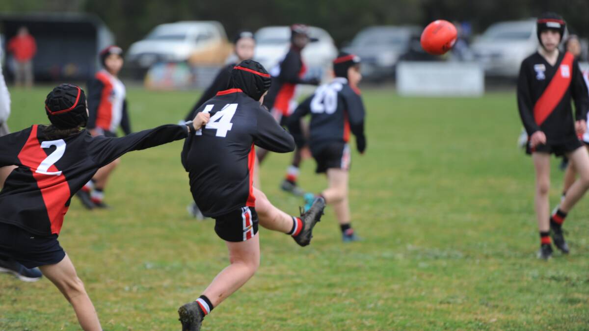 BACK IN ACTION: Ararat and District Junior Football League resumed play on Sunday, June 6. Pictures: KLAUS NANNESTAD