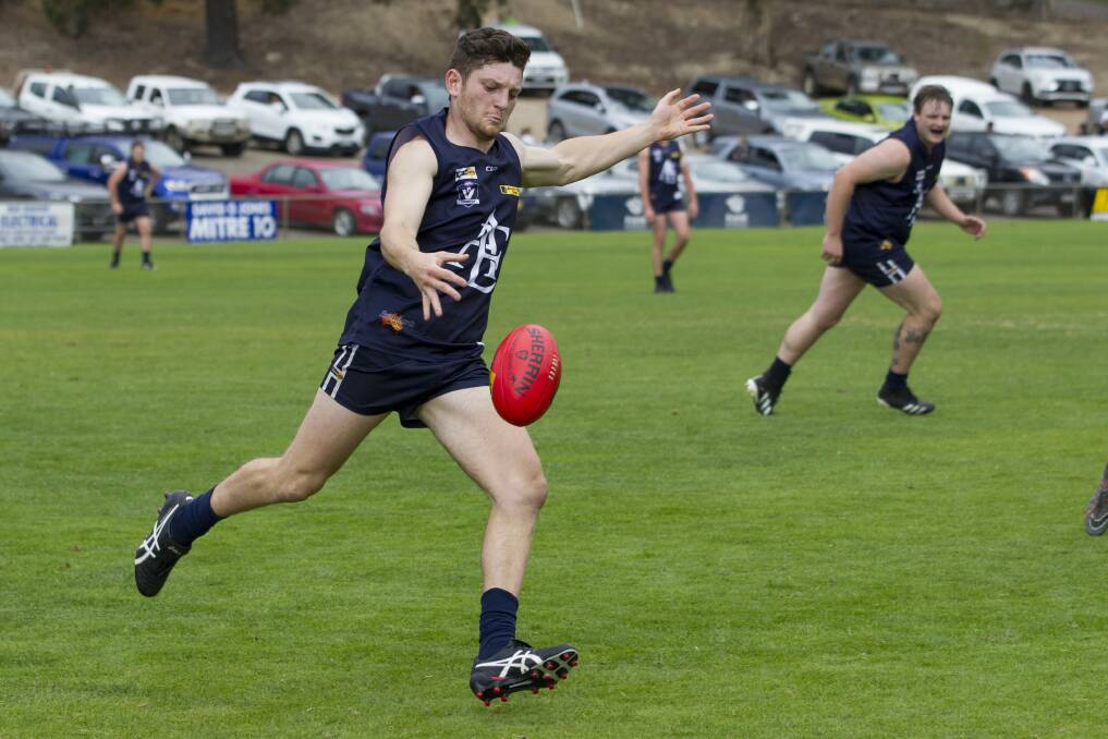 RETURN TO PLAY: Naish McRoberts in action for the Ararat Eagles. Picture: PETER PICKERING