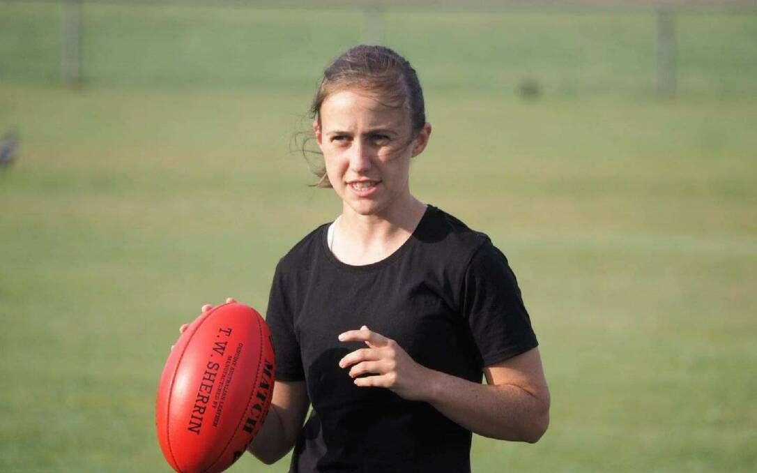 FOOTY FEVER: Senior team coach Beck Phillip. Picture: CONTRIBUTED