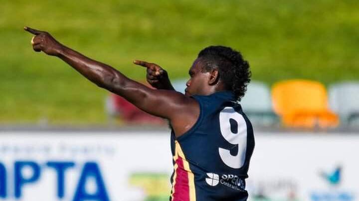 GUN: Adam Tipungwuti the younger brother of Essendon's Anthony McDonald-Tipungwuti has joined the MDFL. Picture: CONTRIBUTED