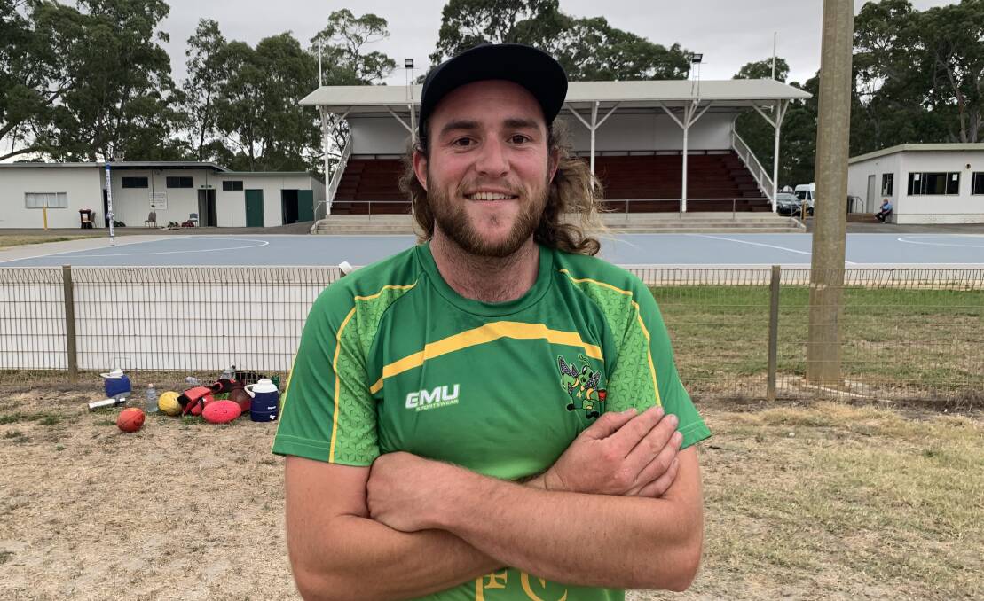 NEW DIRECTION: Navarre football club reserves coach Darcy Bibby. Picture: TALLIS MILES