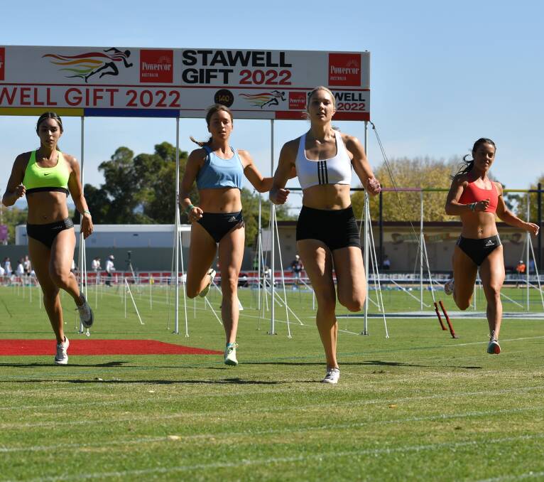 LIGHTNING: Danielle Shaw clocked the equal-quickest time of the Women's Gift. PICTURE: KARL MEYER