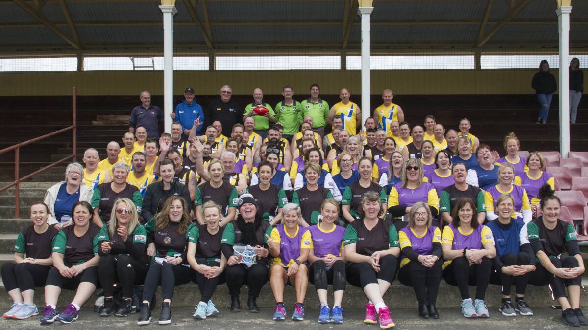 LAST TIME: Over 40s footballers and netballers made a difference in 2019. Picture: PETER PICKERING