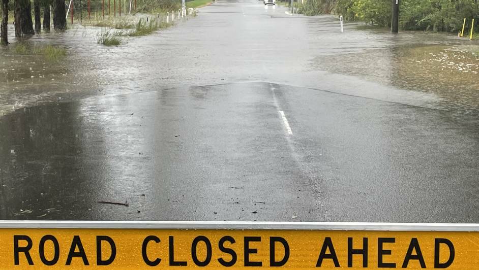 Quinns Lane in South Nowra was closed on March 2, 2022 due to flooding. Picture: Supplied