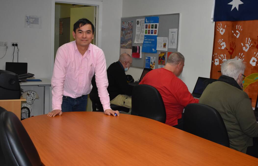 ENJOYMENT: Thao Truonh from Stawell Tech enjoys teaching his tech class. Picture: JAMES HALLEY
