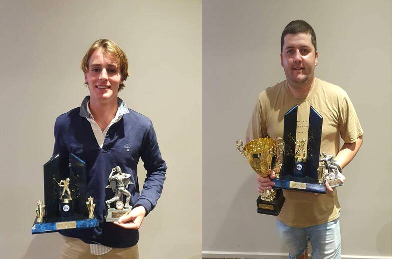 ACCOLADE: Grampians Cricket Association's James Phillips and Nic Baird have been named in the Central Highlands Cricket Region Team of the Year for the 2021-22 season. Picture: CONTRIBUTED. 