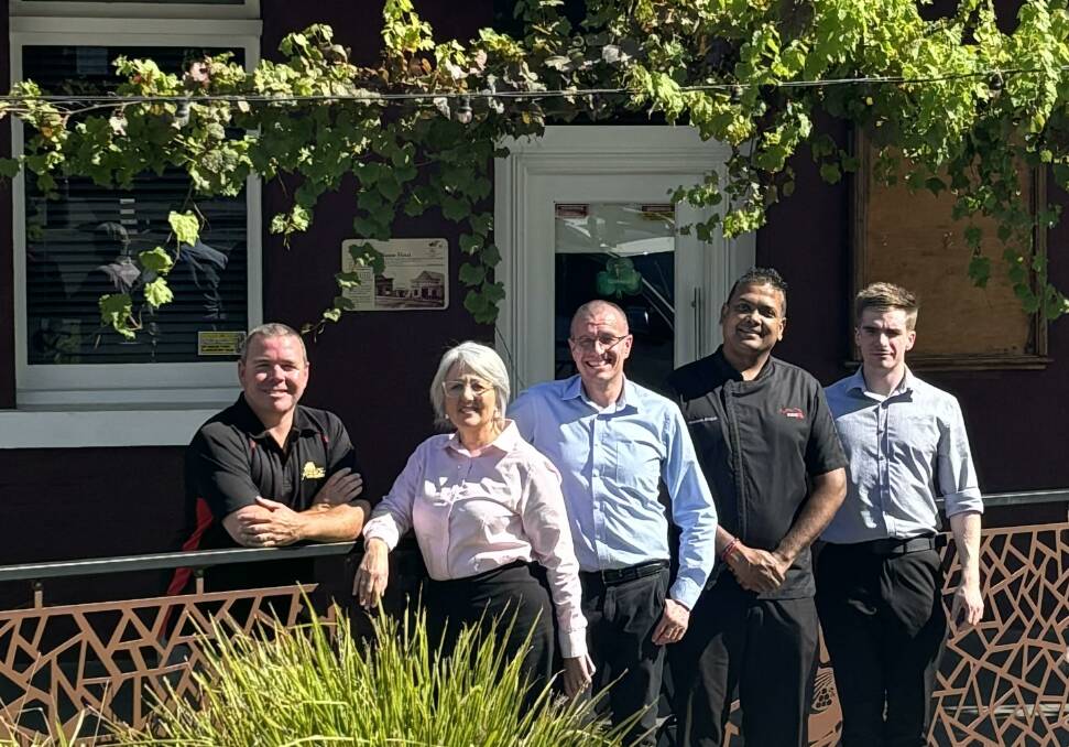 Ararat RSL staff - Vice President Scott Rigby, General Manager Maria Whitford, Operations Manager Toby Steele, Executive Chef Bhushan Deojee, Venue Service Manager Dylan Munn. Photos supplied