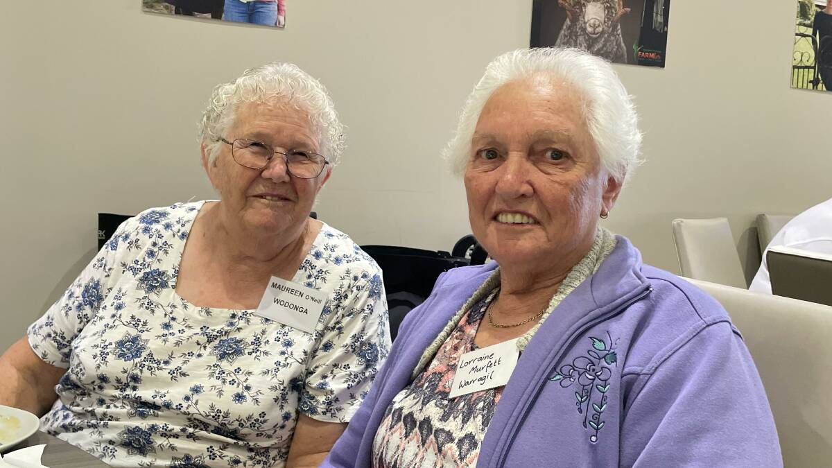 
Maureen O'Neill from Wodonga and Lorraine Murfett from Warragul attended the 34th WOF Gathering. Picture by Sheryl Lowe