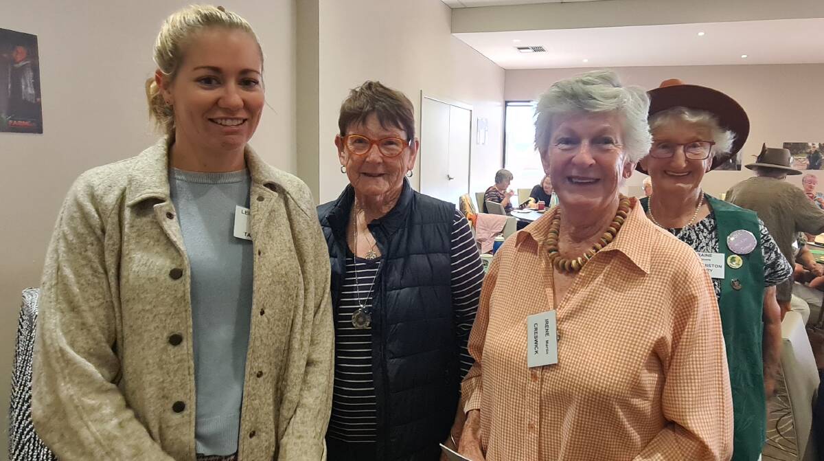 Leila McDougall, Lyn Johnson, Lorraine Ermacora, Irene Martin attended the 34th WOG Gathering in Ararat. Picture by Sheryl Lowe