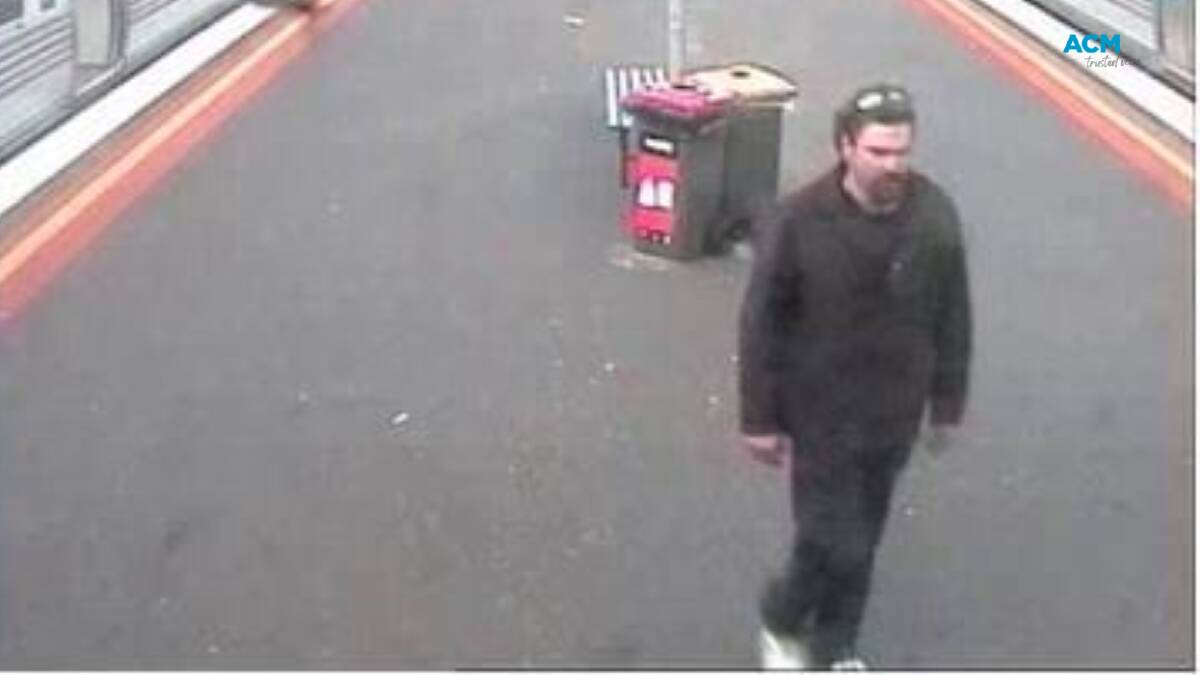 Police wish to speak to a man spotted at Altona Train Station on July 20, 2012. Picture supplied