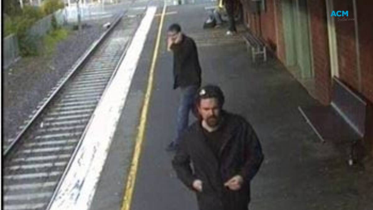 Police wish to speak to a man spotted at Altona Train Station on July 20, 2012. Picture supplied
