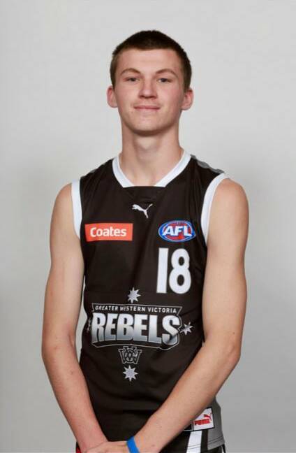Ararat Rat Hugh Toner will make his GWV Rebels debut in round 15 of the Talent League against the Northern Knights on Saturday, August 5. Picture supplied