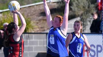 Marli Arnold in action for Minyip Murtoa during the 2023 WFNL finals series. Picture by Lucas Holmes