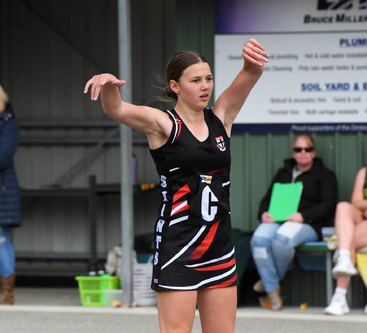Cara Tippet is one of 14 netballers from the Wimmera invited to trial for the 15 and Under Netball Victoria 2024 Talent Academy and State Team programs. Picture file