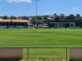 The Alexandra Oval resurfacing project is nearing completion ahead of the 2023 winter sporting season. Picture by Sheryl Lowe