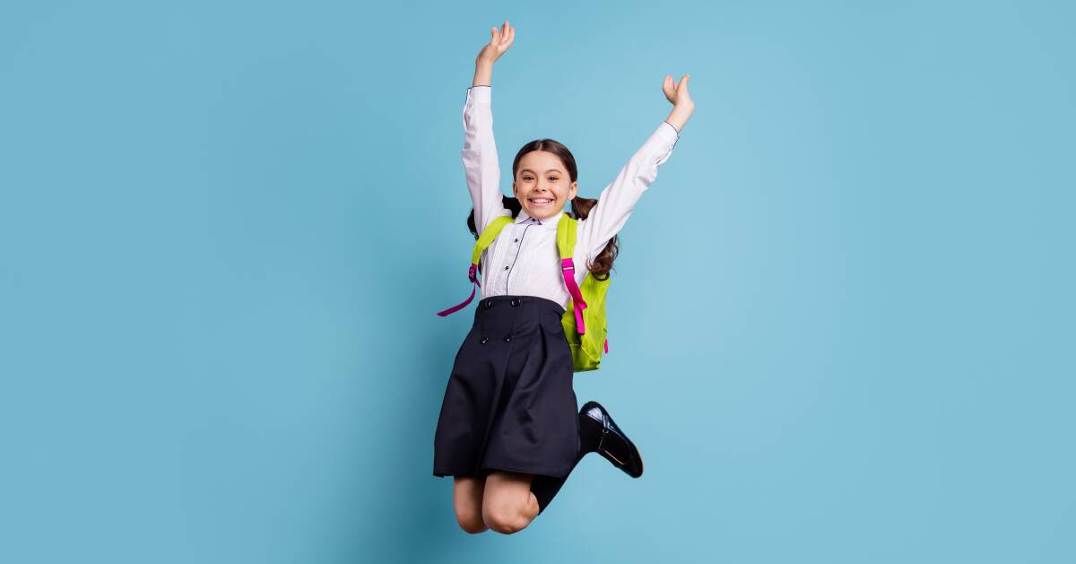 School's back! Yippee! Picture: Shutterstock