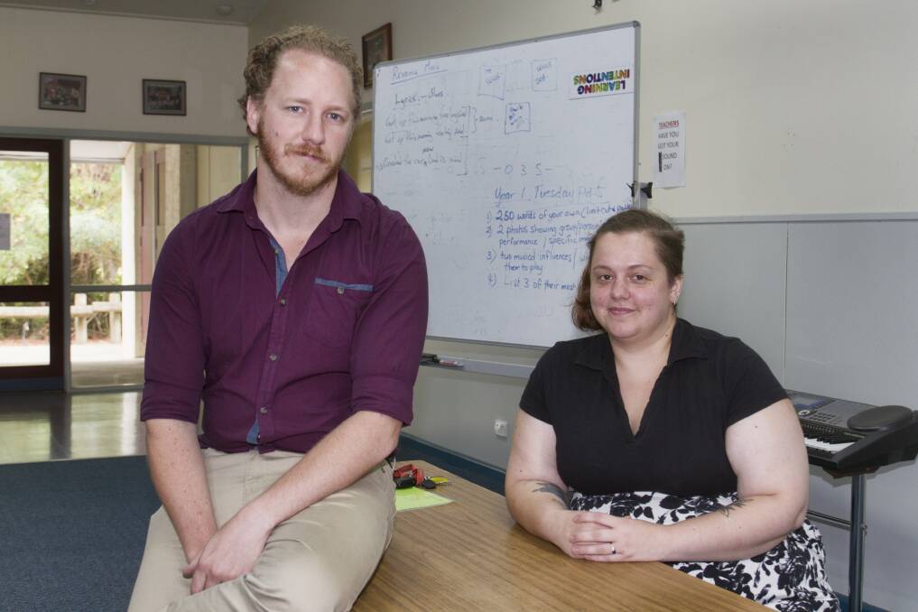 ON BOARD: Ararat College's two new teachers are Jamie Gatehouse and Antoinette Hulsen. Picture: Peter Pickering