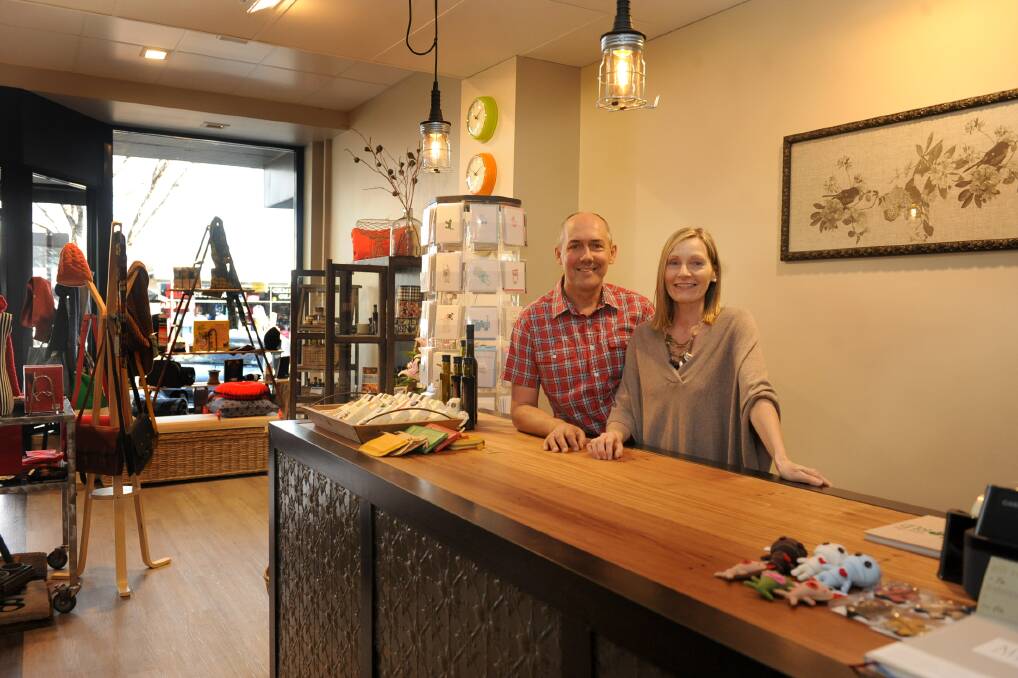 Velvet Ark's Brian and Marg Hammond, pictured at the store in 2013, have worked closely with other Roberts Avenue businesses in Horsham.