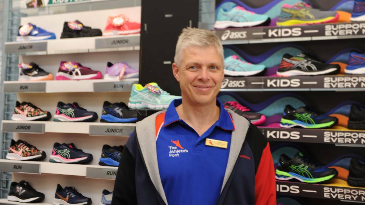 Athlete's Foot Horsham store owner Paul Atherton, like mainly retailers, is waiting to see what the future holds in the face of COVID-19.