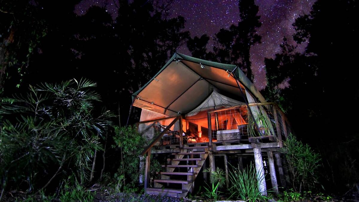 Paperbark Camp on the NSW South Coast — often regarded as Australia’s first ‘glamping’ retreat. 