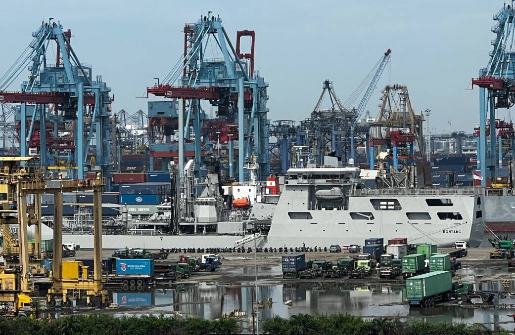 Tanjung Priok, the port servicing Jakarta. Picture by John Hanscombe