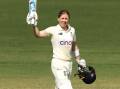 Captain Heather Knight's unbeaten 168 saved the Test for England. Picture: Getty