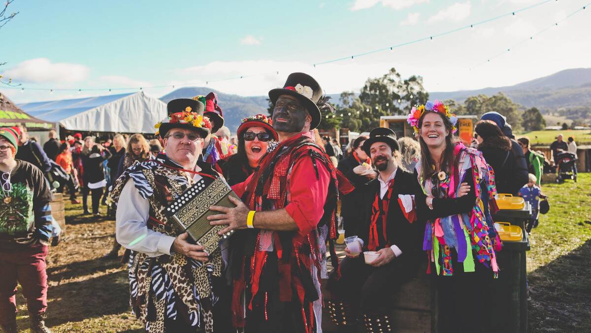 The Huon Valley Mid-Winter Festival … definitely a pagan celebration. Image: Kate Berry.