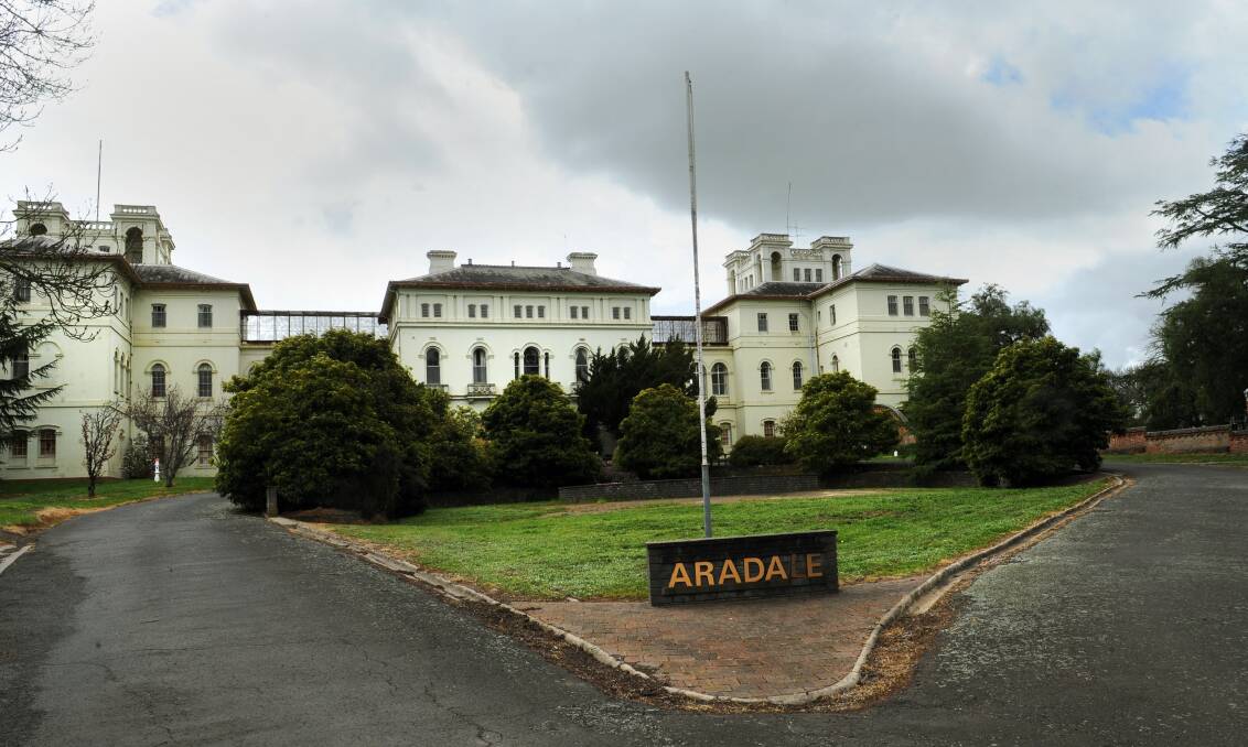 CLOSED: The historic Aradale site in Ararat has been closed to the public because of safety concerns. Picture: PAUL CARRACHER