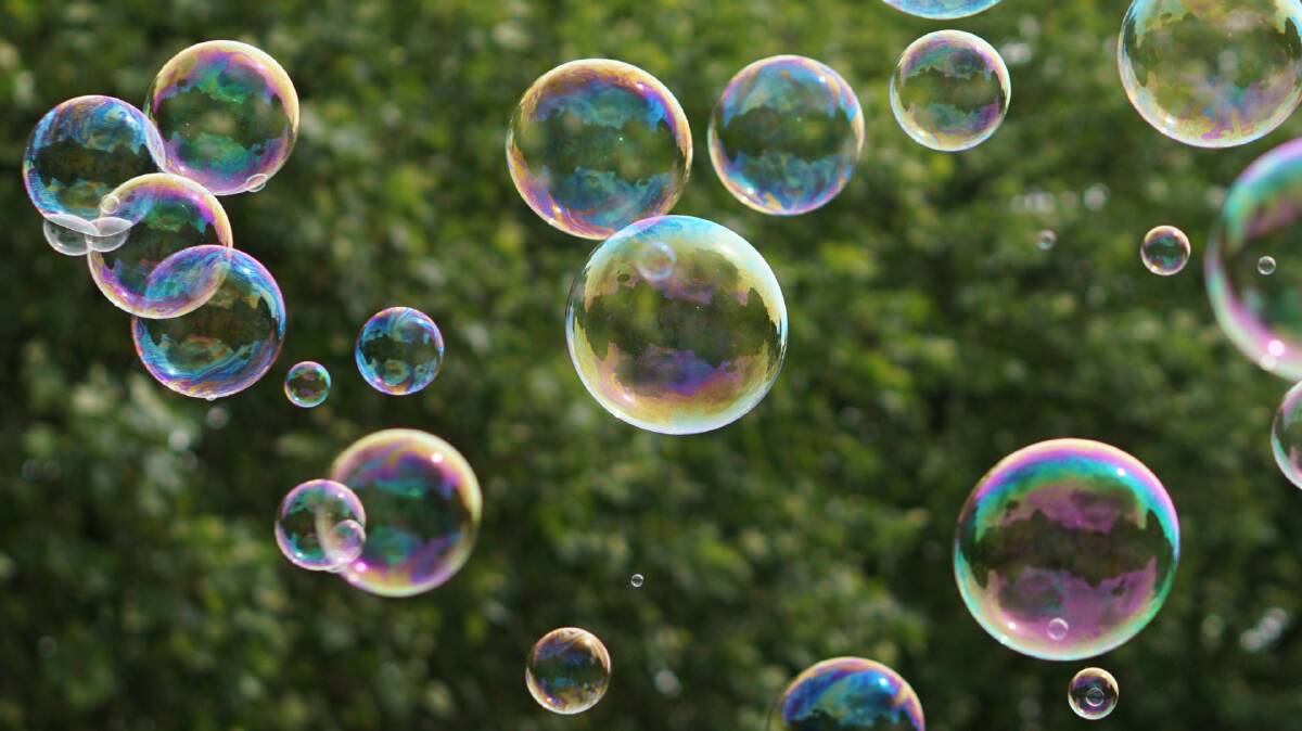 We've found another bubble, Australia - in the national capital.