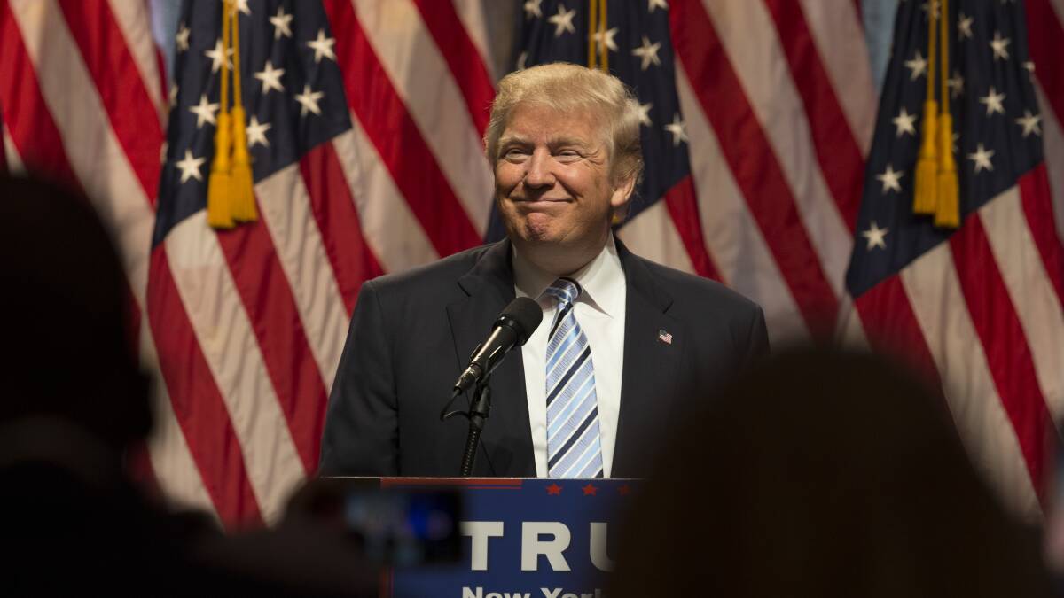 US President DOnald J Trump. Photo: Shutterstock