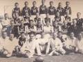 CAREER: Former North Whyalla player and State football legend Neil Kerley, second row back, fourth from left, was captain-coach of the Whyalla combined team in 1954.