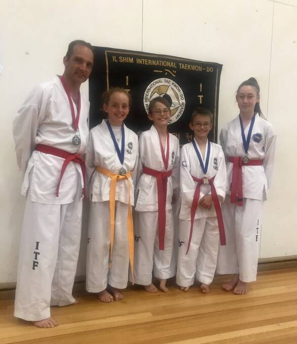 SUCESSFUL COMPETITION: Chris Sirre, Krys Syrota, Justin Sirre, Jack Sirre, Lia Hayward. Picture: SUPPLIED
