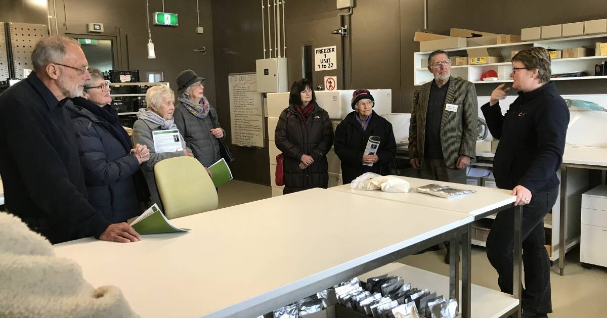 Seeds for the future: During the visit to the Horsham genebank U3A members learned about plant phenomics, selective breeding and disease elimination.