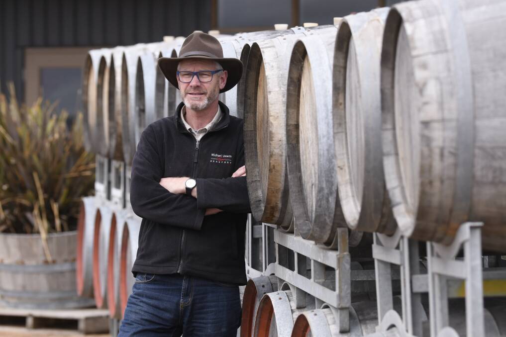 OPEN: Michael Unwin says many cellar doors, like his in Lucas, were open for takeaway trade but few people realised this amid nationwide lockdowns. Picture: Lachlan Bence