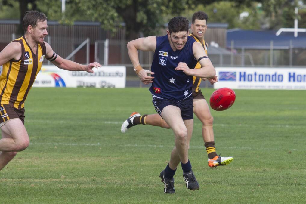 BIG INCLUSION: Naish McRoberts will play the first few games of the season for the Ararat Eagles. Picture: Peter Pickering
