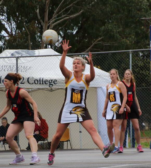 CLEAR: Tatyoon's Blaire Spalding finds some space in the semi-final against Penshurst. Picture: Tracey Kruger