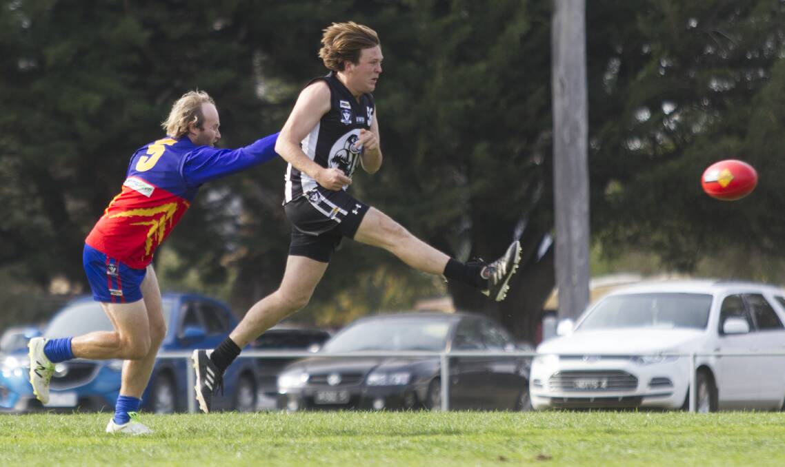 Will Slattery kicked 10 goals in the win against Caramut. Picture: PETER PICKERING
