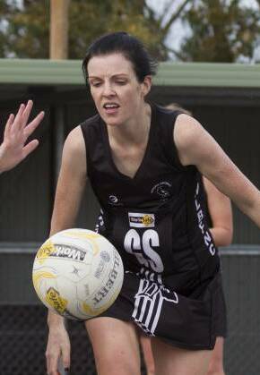 BIG YEAR: Magpie Simone McDonald in action last year. Picture: Peter Pickering