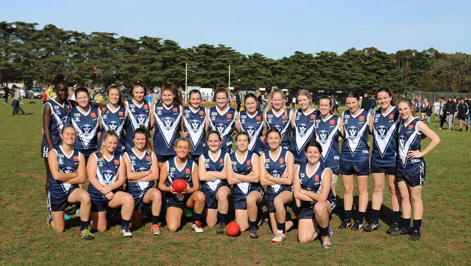 TEAM PHOTO: The under-18 Youth Girls Goldfields team. Picture: AFL Goldfields