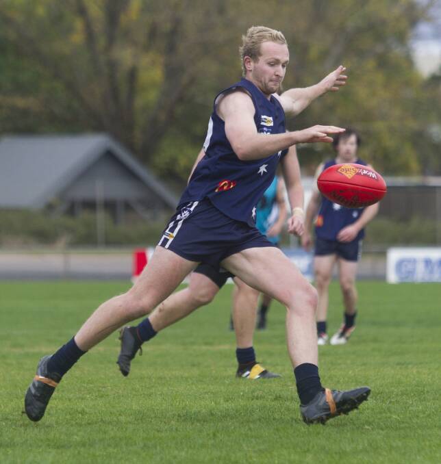 SLICK: Luke Hamilton in action for the Eagles. PictureL PETER PICKERING