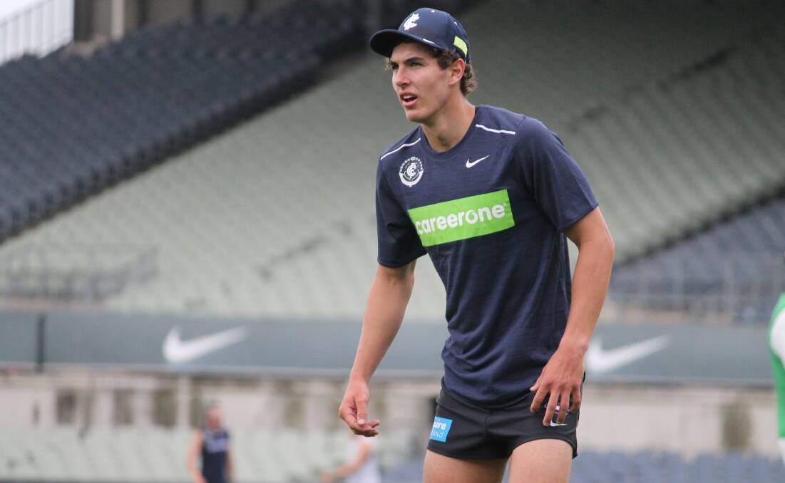 READY: Ararat's Tom Williamson is ready for a big season with Carlton in 2021. Picture: FILE