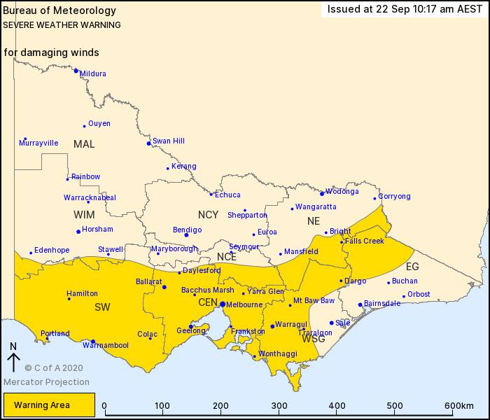 Thunderstorm risk continues in West Wimmera, Grampians