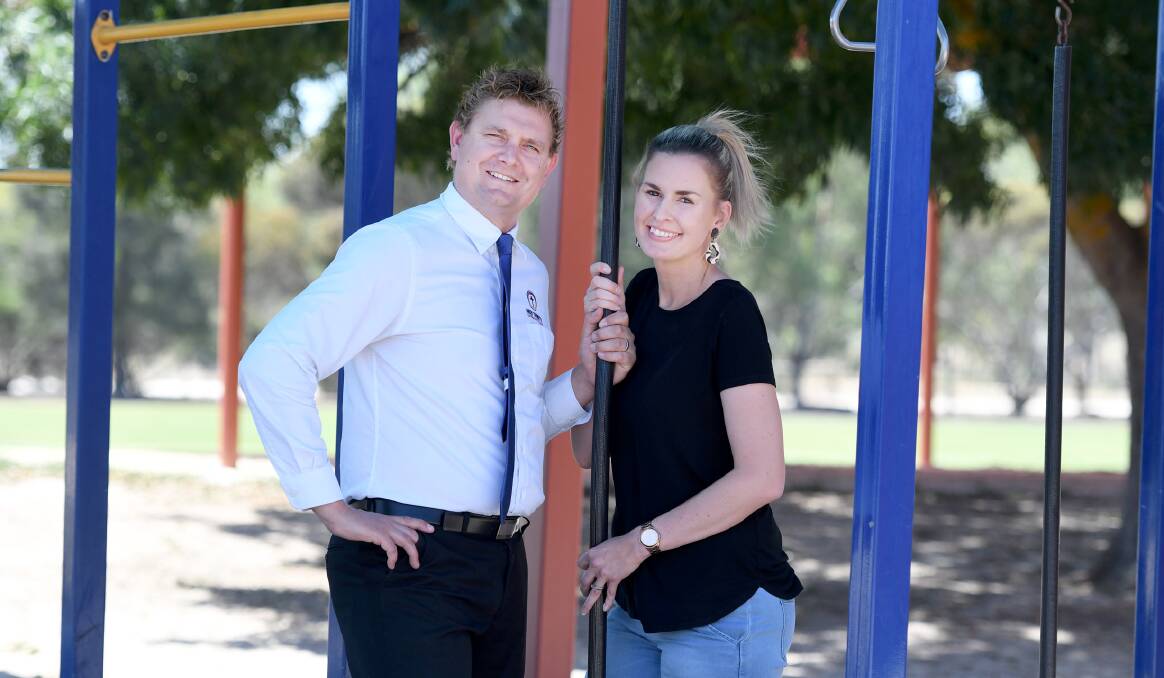 THEY FOUND LOVE: Jason and Amanda Przibilla both have senior roles at Horsham's Holy Trinity Lutheran College, after first moving to the area in 2005. Picture: SAMANTHA CAMARRI