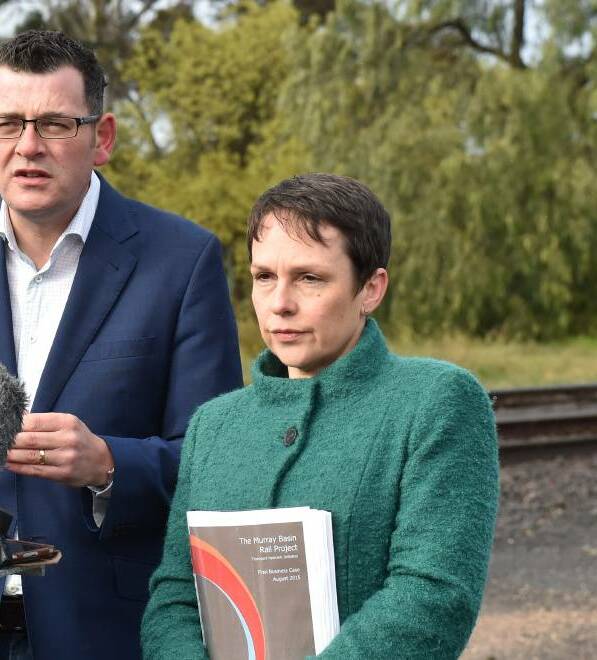 RAIL RENOVATION: Labor Member for Western Victoria Jaala Pulford announced works on the Willaura Rail Station have begun this week. 